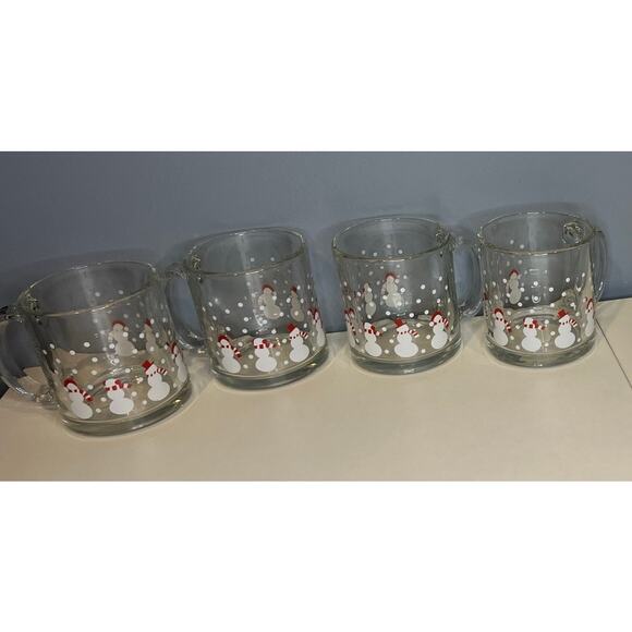 Crate & Barrel Snowman Mugs - Picture 1 of 4